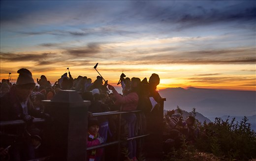Bromo is very famous as one of the best spots to see sunrise in the world, attracting thousands of visitors from all over the world daily. 