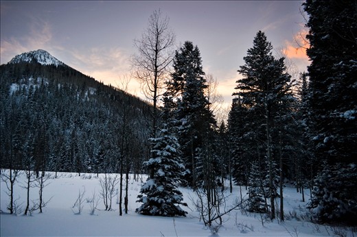 The view of Mount Kessler from the road, which is called Kessler View Lane.