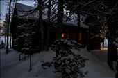 The warmth of the Bowers Cabin welcomes you from the road!: by alliadventures, Views[168]