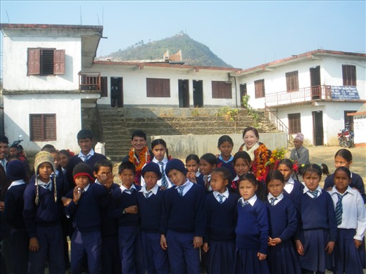 School and  teaching  volunteer in  nepal