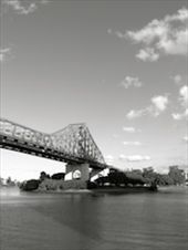 Walk through the gardens and along the river, to view the scenic Story Bridge: by allisonsquires, Views[224]