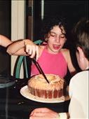 Me at my 12th birthday with the original lemon cake: by almostcoasttocoast, Views[341]