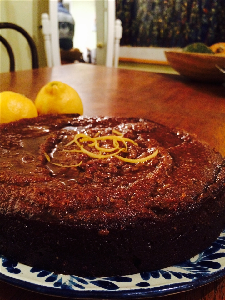 Close up on the Lemon Sponge