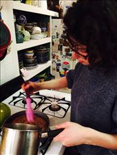 Me brushing the syrup on the cake: by almostcoasttocoast, Views[178]