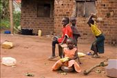 Children playing outside their home, Kampala Uganda: by although_poverty, Views[1259]