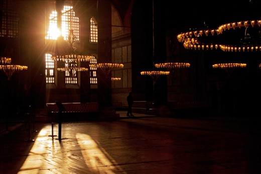 Interior of Hagia Sophia