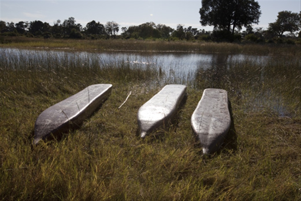 Mokoro - a traditional Delta canoe