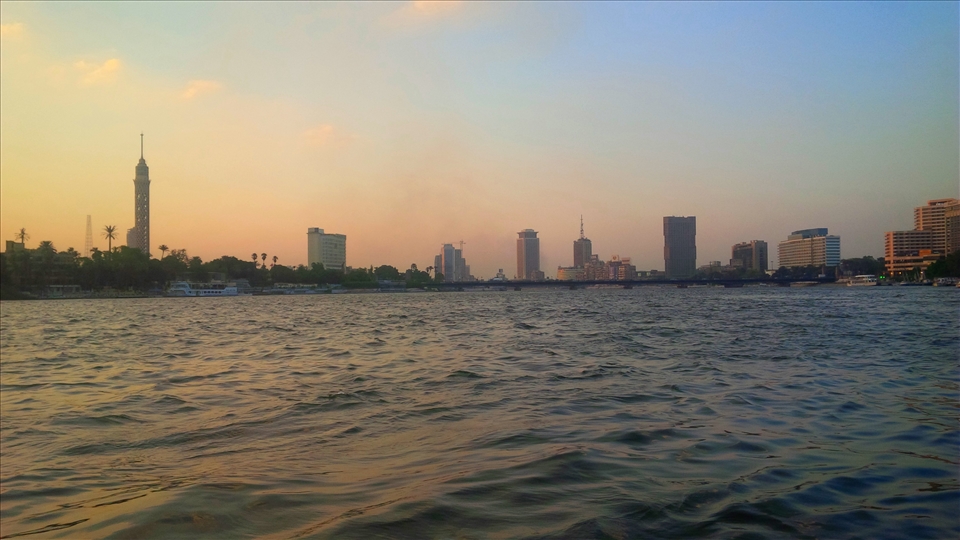 Felucca on the Nile, Cairo.