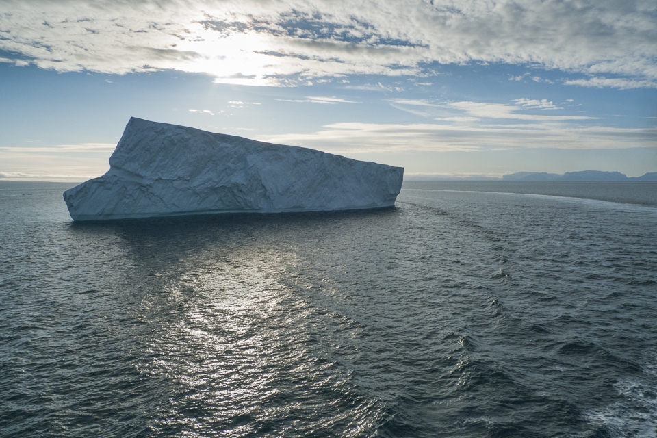 Floating ice, west of Pond Inlet, Baffin Island, 2010