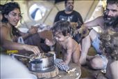 Family and friends lunch in a Tipi. Hands, dogs and hearts allowed.: by amirweiss, Views[385]