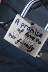 For me this image symbolises Paris more traditionally known as the city of love. This picture was picked out on the love-lock bridge which was opposite the Louvre.: by amy_velleman, Views[1120]