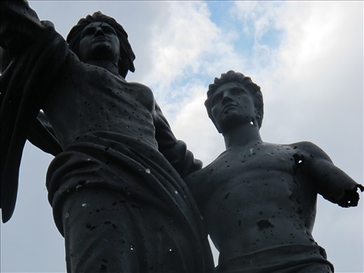 Martyr's Square, Beirut, a symbol of the destruction of the Civil War