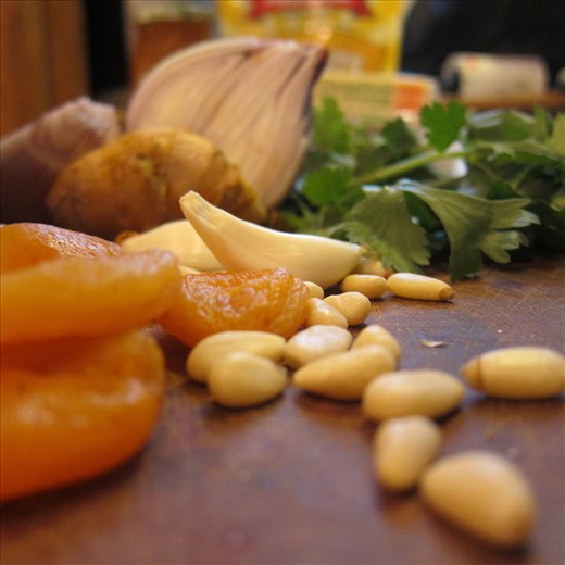 Ingredients for Chicken Tagine