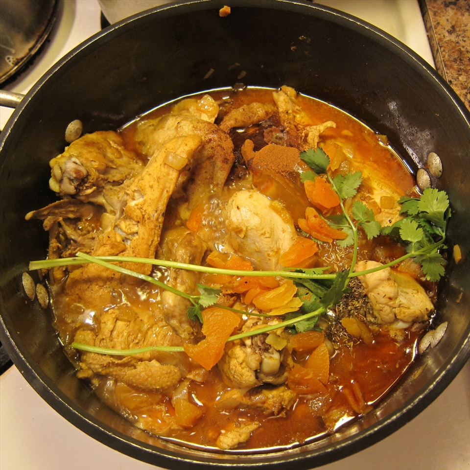 Chicken Tagine in the pot