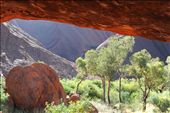 Uluru from the inside, timeless & significant to the people who occupied it.: by amyjean, Views[392]