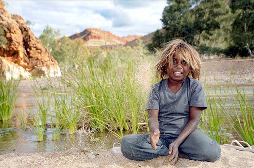 Christof, we drew in the sand together then joyfully destroyed our creations 