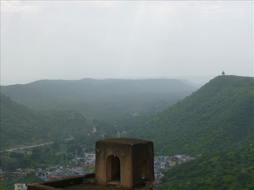 View without monkey from fort wall