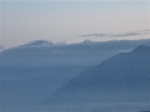 Some of the Himalayas from a 3, 500 metre high hill at 5am