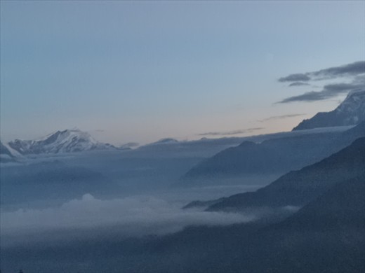 The Himalayas at 5am