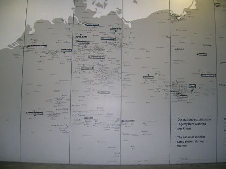 map of all the concentration n death camps over europe :(