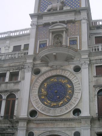 clock in san marco square
