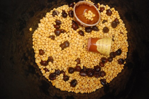 The Offering. Everything raised was used for a community dinner  in the Village.