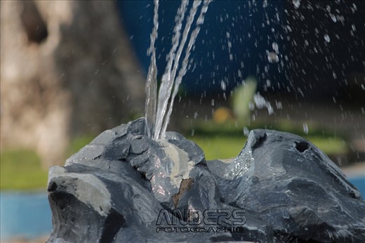 A Fountain from an artificial rock