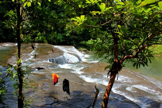 Waterfall I, be a favorite place for bath and fishing by residents.