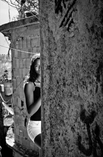 You can move through the narrow alleys between the houses...