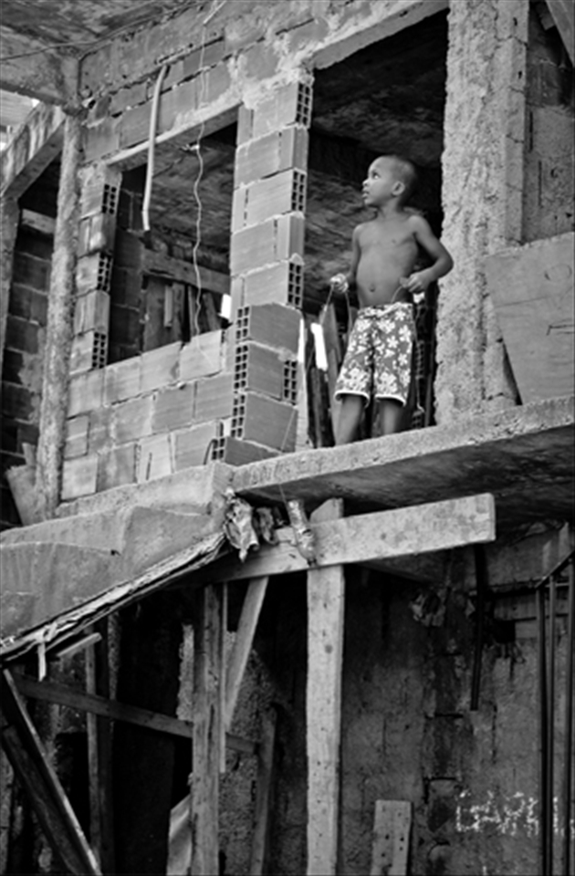 Their buildings are rarely plastered into the bare brick looks. 