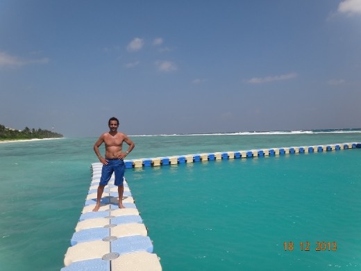 Piscinão natural de Hulhumalé