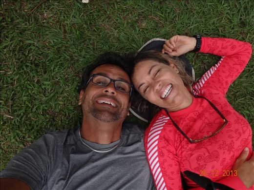 Descansando no Jardim