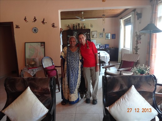  Mrs. Clement em sua agradável Guest House