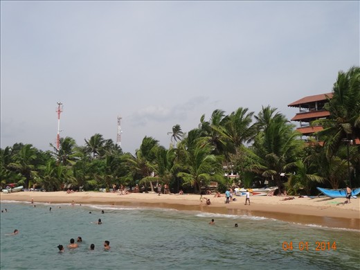 Praia de Hikkaduwa