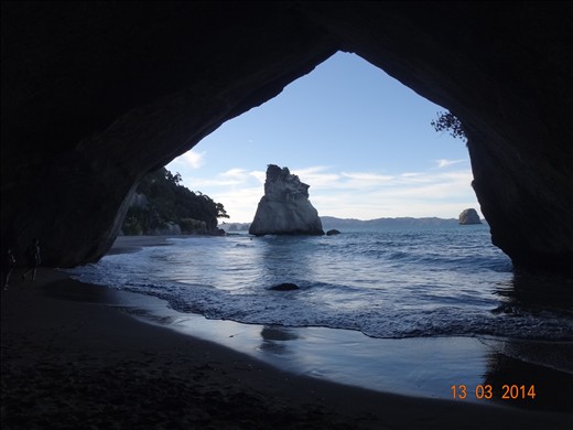 Cathedral Cave- em Tairua