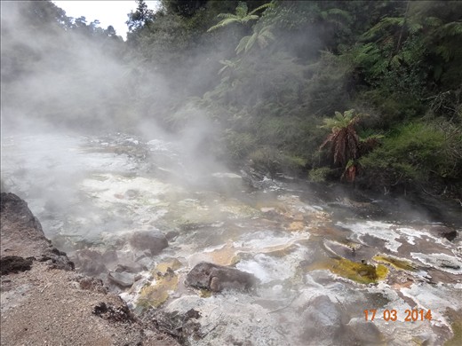 Lavra de Vulcão em Waimangu Valley