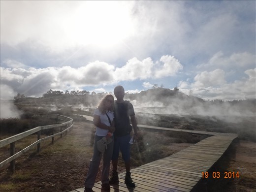 Cratera da lua em Taupo