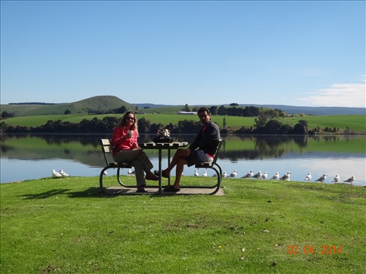Paradinha na estrada
