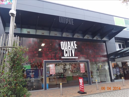 em Christchurch, o museu do terremoto