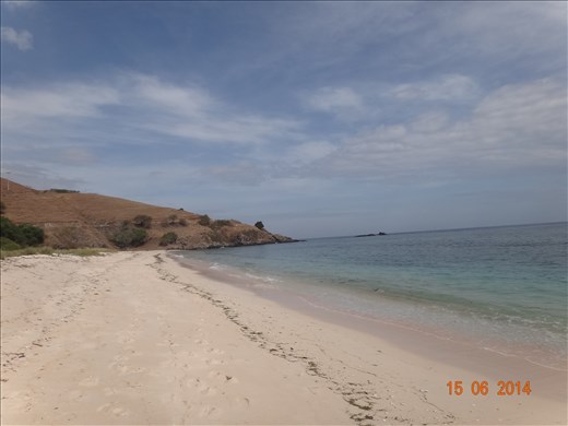 Praias desertas com possíveis crosodilos
