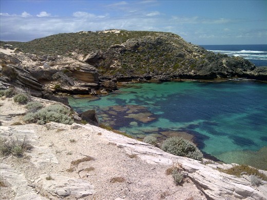 This tip of the Rottnest Island is totally awesome, a flawless scenery