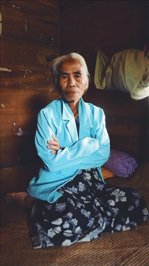 My grandma's features projected into a different culture