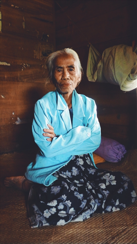 My grandma's features projected into a different culture