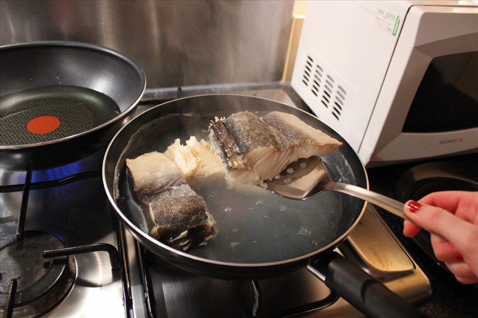 Codfish boiled 