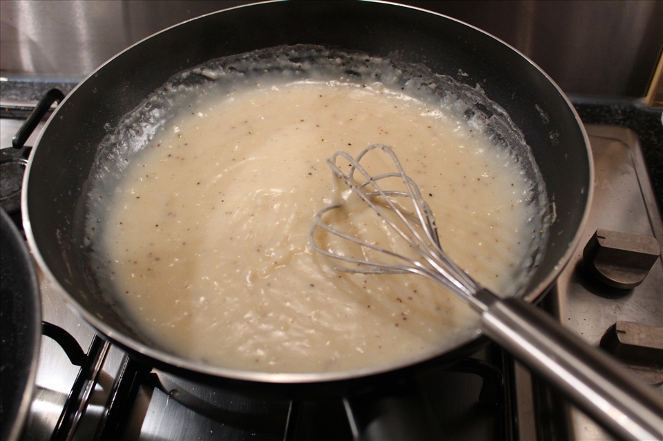 Preparation of the Béchamel 