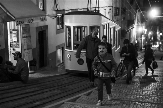 The traveler from the river Styx. Disguised in a small child.