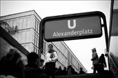 Alexanderplatz - the center of Berlin. One of the most frequented underground stops in the entire city. 

Tons of interesting people coming and going.: by andrewgulik, Views[688]