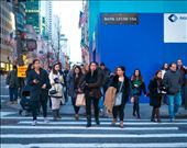 A Sea of people - clutching paper bags, expensive handbags as they shuffle from store to store.: by andrewphan, Views[315]