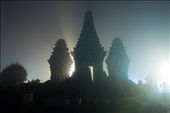 Pura Luhur Poten as seen during the night. Pura Luhur Poten is a Hindunese Temple for the Tenggerese community.: by andrewprawiro, Views[671]
