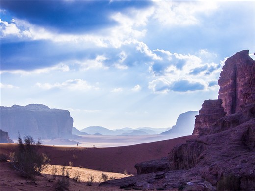 Wadi Rum dreamscape - Wadi Rum desert Jordan